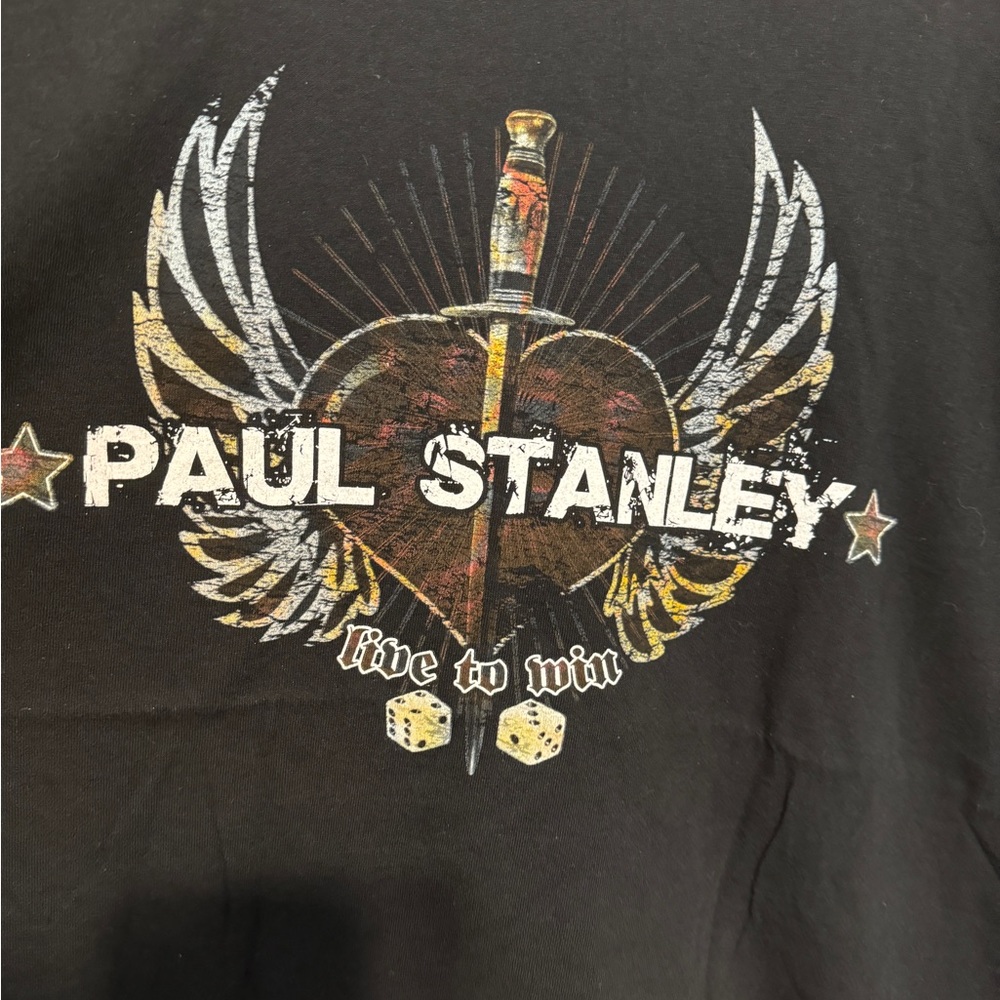 Paul Stanley Live to Win Cotton Tee XL